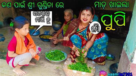 କଣ ପାଇଁ ଶ୍ରୀ ଗୁଣ୍ଡିଚା ରେ ମାଡ଼ ଖାଇଲା ପୁପିsasmita Mishra Vlog Video