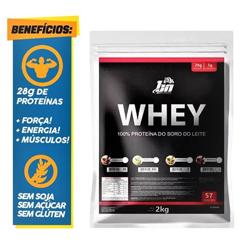 Whey Protein Kg Concentrado Isolado E Hidrolisado Original Escorrega