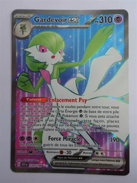 Carte Pokemon Gardevoir Ex Full Art Pv Ecarlate Et