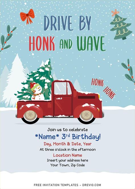 Christmas Invitation Templates Free For Word Resume Example Gallery