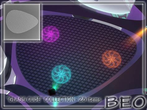 Beo S Futuristic Rug Dance Floor X Glass Cube Collection Glass