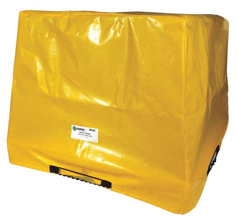 Enpac Tarp Cover 57inlx57inwx44inh Pvc Yellow 31dm725116 Tarp