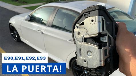 BMW E90 335i N54 Como Cambiar La Cerradura De La Puerta Tracera YouTube