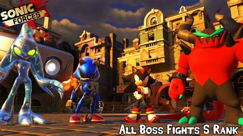 Sonic Forces All Boss Fights S Rank Xbox One X Youtube