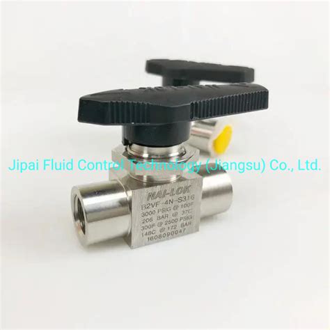 Nai Lok 1 Inch Stainless Steel Straight Ball Valve Female Male Od Size