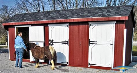 Barns for Miniature Horses | Small Horse Barns | Miniature Barns ...