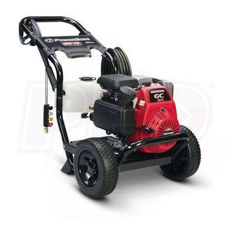 Powerboss 20309 3000 Psi Gas Cold Water Pressure Washer W Honda Engine