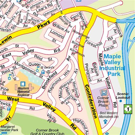 Corner Brook, NL map by Mapmobility Corp. - Avenza Maps | Avenza Maps