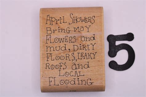 Verbiage Card Sentiments Wood Mounted Rubber Stamps Vintage Etsy