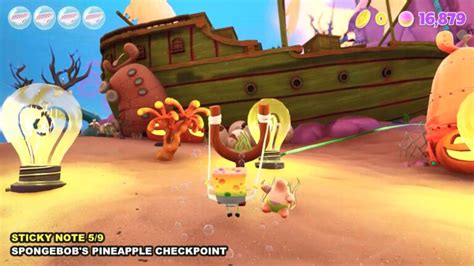 Bikini Bottom All Sticky Notes Locations SpongeBob SquarePants The Cosmic Shake GAMERPILLAR
