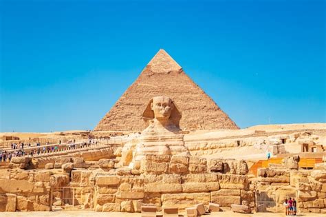 Pirâmide de khafre e a grande esfinge grandes pirâmides egípcias de