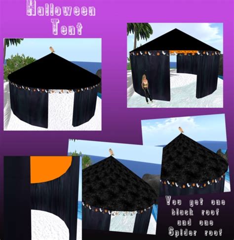 Second Life Marketplace Halloween Tent