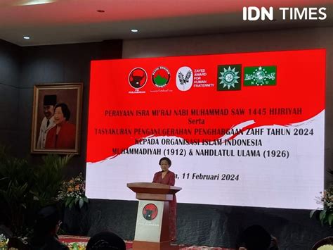 Pdip Beberkan Peran Mega Nu Muhammadiyah Raih Zayed Award