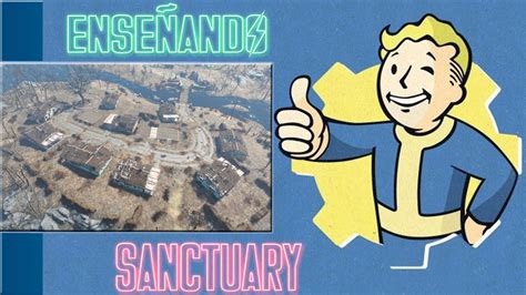 FALLOUT 4 Enseñando mi asentamiento de Sanctuary Gameplay Español