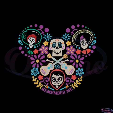 Disney Coco Mickey Head Svg Disney Coco Svg Coco Disney Movies Svg