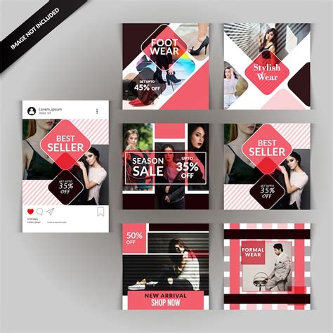 Premium Vector Fashion Social Media Post Template