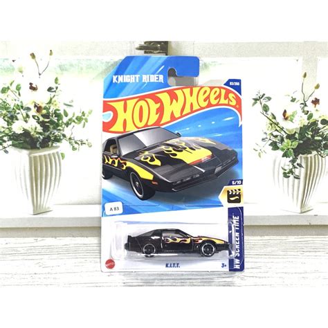 HOT WHEELS HOTWHEELS Hitam 風火輪 KITT KNIGHT RIDER 黑色火焰壓鑄風車 蝦皮購物