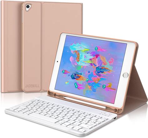 JADEMALL Coque Clavier Pour IPad 9 7 IPad 6eme Generation 2018 IPad