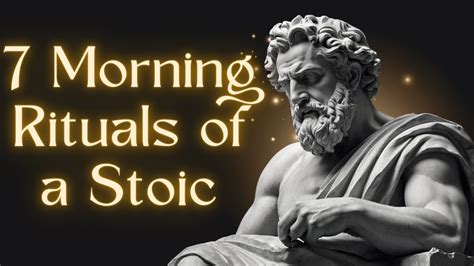 Morning Rituals You Must Do Stoic Routine Youtube