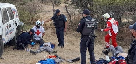 Volcadura de camión de traslado de valores en Aguascalientes dejó 4