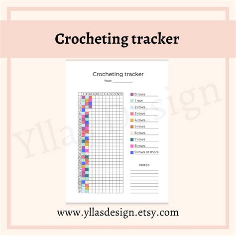 Crochet Checklist Yearly