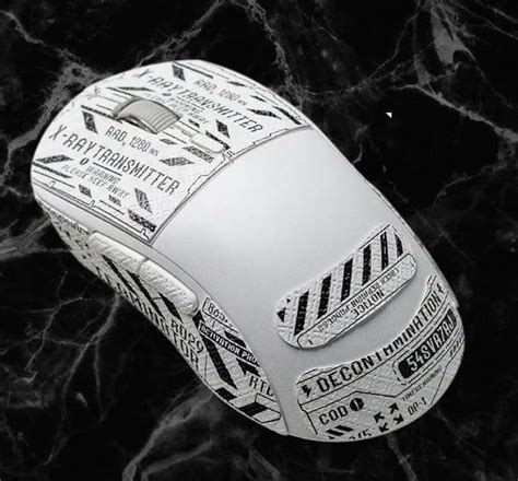 Ajazz Mouse Anti-Slip Sticker Garskin Black / White for Mouse AJ199 ...