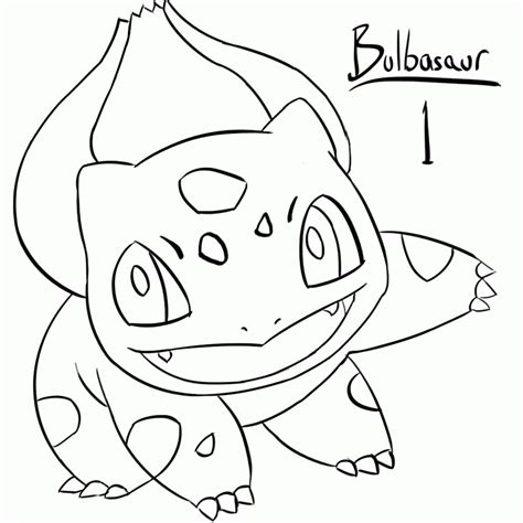 Bulbasaur Coloring Pages - Coloring Home