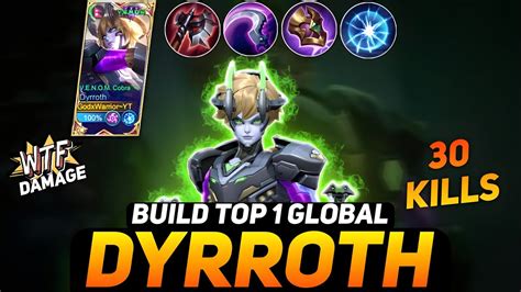 Almost Savage Build Top 1 Global Dyrroth 2023 Wtf Damage One Hit