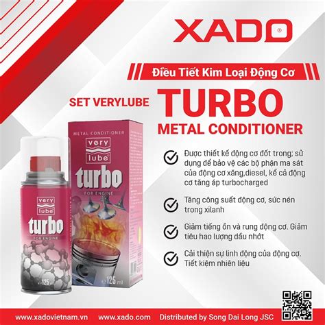 Chất điều tiết kim loại Verylube TURBO - Xado