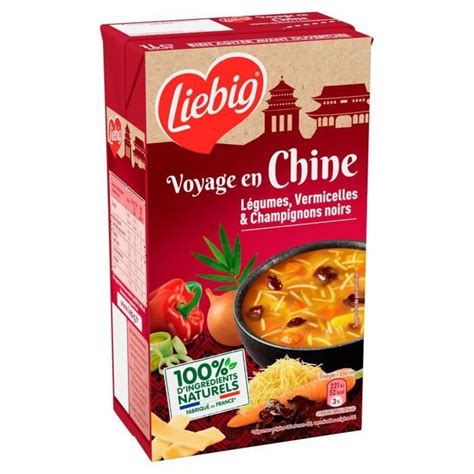 Lot De Liebig Soupe La Chinoise Legumes Vermicelles Brique