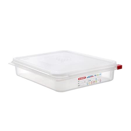 Araven AIRTIGHT CONTAINER POLYPROPYLENE GN1 2 4 2qt TRANSPARENT 12 3