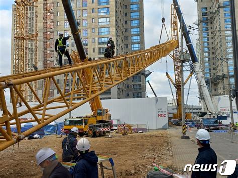 속보 이용섭 타워크레인 붕괴 우려 구조대원 투입 어려워 네이트 뉴스