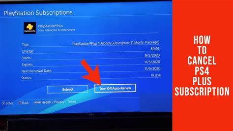 How To CANCEL PS Plus Subscription On PS4