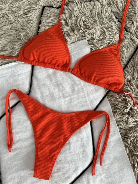 BIKINI ART273 NARANJA POR UNIDAD OHANA LENCERÍA