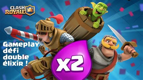 Clash royale Défi du tirage double élexir Omg je fais 10 victoires