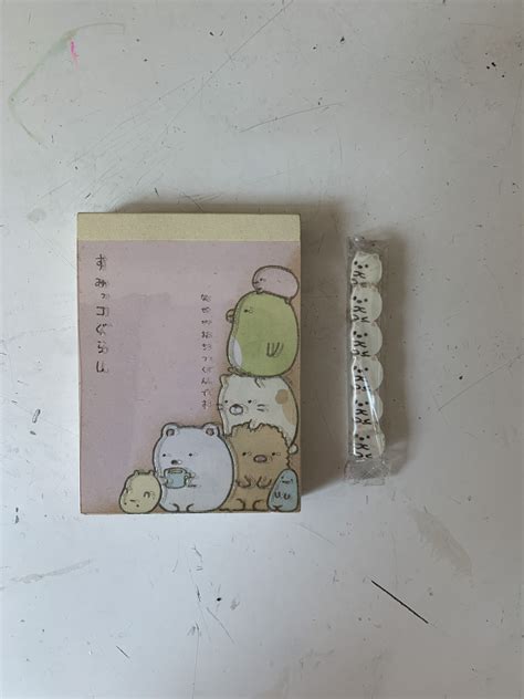 角落生物memo Pad 白熊擦膠 興趣及遊戲 手作＆自家設計 文具 Carousell