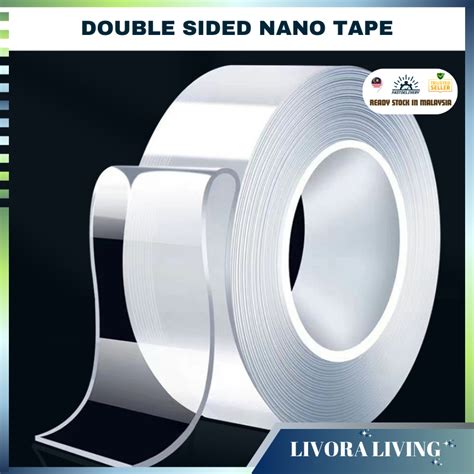 Double Sided Nano Tape Transparent Strong Adhesion Traceless Heavy Duty