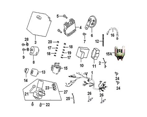 Keeway X Ray 50 Elektromos alkatrészek zárak