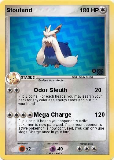 Pokémon Stoutand Odor Sleuth My Pokemon Card