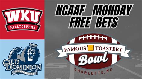 Western Kentucky Vs Old Dominion Monday 12 18 23 NCAAF Picks And