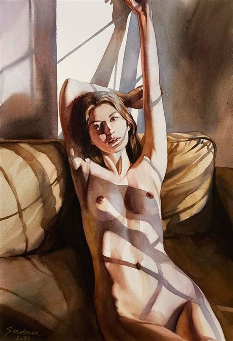 Naked Limited Edition Of Printmaking By Anastasiia Pukhno Saatchi Art