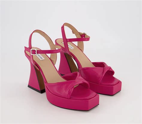 Office Studio Office Studio Paris Twist Detail Platform Heels Pink