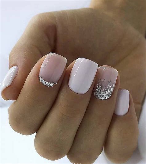 Pink Gel Nails Acrylic Short Square Nails Design For Summer Nails