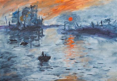 Impression Sunrise Claude Monet Painting Artist Monet Claude Monet