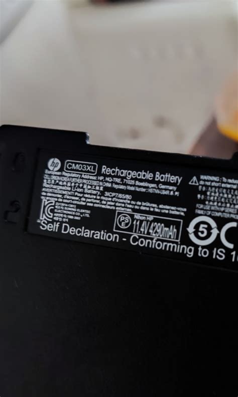 Hp Elitebook Rechargeable Battery Cm Xl Mah Computers Tech