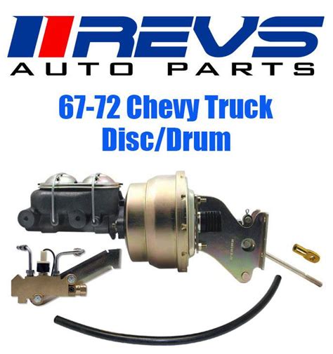 Purchase 67 72 Chevy Gmc Truck New 8 Dual Power Brake Booster Kit For Disc Brakes Sale In