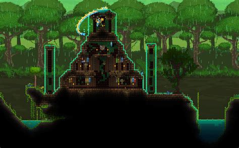 Jungle Temple Design : Terraria