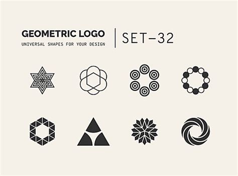 Universal Shapes For Your Design Emblem Illustration Graphic Vector ...