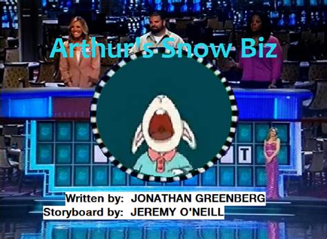 Arthurs Snow Biz Storyboard Title Card Background Pictures Busters