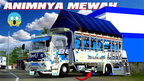 MOD TRUCK NMR 71 REBECCA BERLIAN MEGAH BUSSID TERBARU YouTube